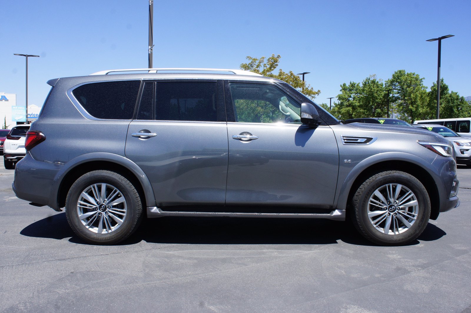 Pre-Owned 2019 INFINITI QX80 LUXE Sport Utility in ...